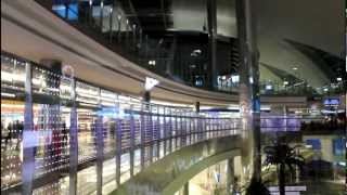 Inside Dubai International Airport  View of the Terminal 1 HD [upl. by Aural500]