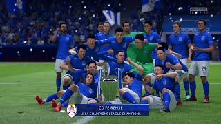 FIFA19  UEFA CHAMPION LEAGUE  CD FEIRENSE WINNER [upl. by Eidolem]