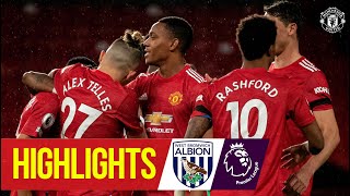 Highlights  Manchester United 10 West Bromwich Albion  Premier League [upl. by Ynnavoig]