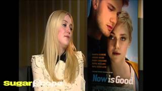 Dakota Fanning on singing One Direction and snogging Jeremy Irvine [upl. by Victory513]