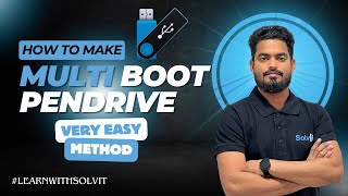 Create a Multiboot USB Drive in Minutes learnwithsolvit MultibootUSB TechTutorial BootableUSB [upl. by Haneehs]