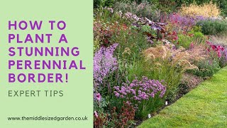 Create an outstanding perennial border  how to choose and combine plants [upl. by Dermot]