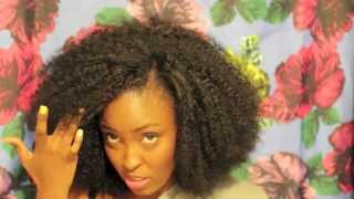 My Curly Fro Using Zury Indian Remy Hair [upl. by Engel429]