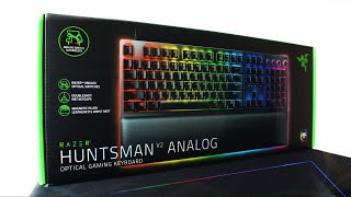 UNBOXING  RAZER HUNTSMAN V2 ANALOG [upl. by Fougere]