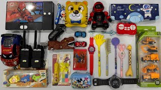 My Latest Toys Collection RC Robot Piggy Bank Pencil Box Walkie Talkies RC Watch car [upl. by Allbee]