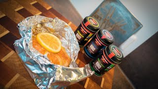 Lachs mit Beilage auf dem Grill [upl. by Block362]