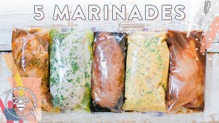 5 EASY DIY Chicken Marinades  3 Meal Ideas  HONEYSUCKLE [upl. by Zulch]