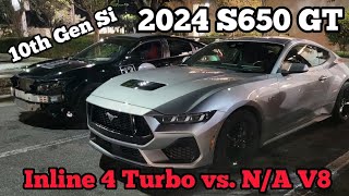 Civic Si Owner Drives S650 Mustang GT For The First Time [upl. by Justino]