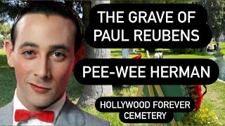 The Grave of Peewee Herman  FIRST LOOK AT Paul Reubens Final Resting Place amp New Headstone [upl. by Nahsez]