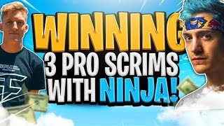 Winning 3 Pro scrims in a row with Tfue Ninja and Kingrichard [upl. by Phio]