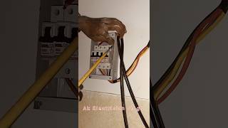 elasticity house wiring MCB setup 3 fase connection eletrical ytshorts elactric light switch led [upl. by Lind]