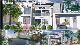 Modern Luxury Family House 2 Lantaiid bisa di Sveditsakura school simulator [upl. by Ahsikat1]