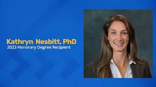 Pitt 2023 Commencement Speaker Bio  Katy Nesbitt [upl. by Noyes404]