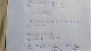 derivadas de funciones logaritmica [upl. by Neenaej]