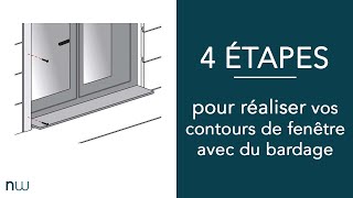 4 étapes pour réaliser un contour de fenêtre avec du bardage [upl. by Filler]