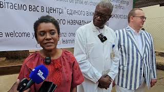 Conférence de presse Dr Mukwegefondation Denis Mukwege et 1représentant dla délégatio ukrainienne [upl. by Ttevi898]