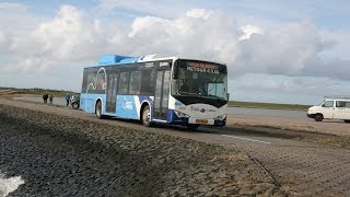 Arriva  Elektrische bussen op Schiermonnikoog [upl. by Atilrep]