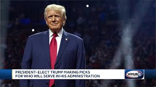 Presidentelect Trump making picks for who will serve in his administration [upl. by Eyssej903]