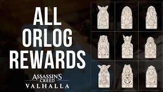 Orlog Rewards  All God Favors Orlog Champion Achievement  Assassins Creed Valhalla [upl. by Amirak]