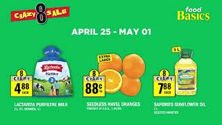 Food Basics Flyer From April 25 to May 01 2024 [upl. by Abelard]