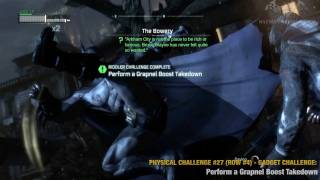 Batman Arkham City  Physical Challenges  Row 4 [upl. by Wren835]