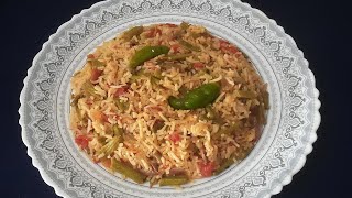 Tomato Rice with Beans  Rice Recipes  Tomato Beans Recipes  Dinner Recipes  Episode 488 [upl. by Anitaf366]