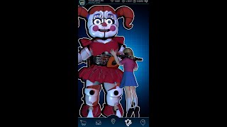 FNAF AR  Circus baby BETA  JUMPSCARE amp workshop animations [upl. by Eneleh]