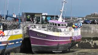 Fishing Vessel Etoile du Berger II MX 905646 Roscoff Finistère Brittany France 20th July 2012 [upl. by Shivers]