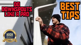 How To Do A Downspout Basic DIY Guide From An Expert [upl. by Terrene]