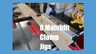 8 Workshop Jigs Utilizing the Matchfit Dovetail Clamp System from Microjig [upl. by Lemmie104]