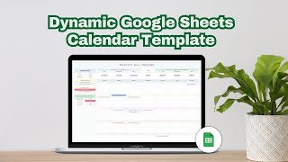 Make Your Own Dynamic Calendar In Google Sheets StepbyStep Tutorial [upl. by Blanc130]