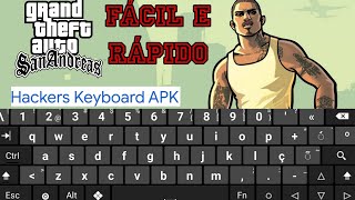 como resolver o bug do hacker keyboard no GTAsa [upl. by Nilyarg]