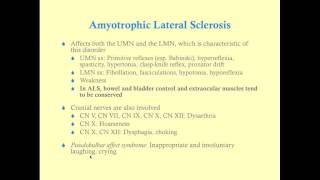 Amyotrophic Lateral Sclerosis ALS  CRASH Medical Review Series [upl. by Pearlman377]