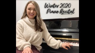 Winter 2020 Piano Recital Kassias Piano Studio [upl. by Charlotta]