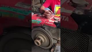 How to Start a Diesel Engine Kubota RD 85di2s enginestart [upl. by Anividul]