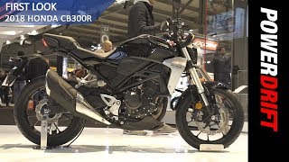 2018 Honda CB300R  EICMA 2017  PowerDrift [upl. by Pomeroy113]