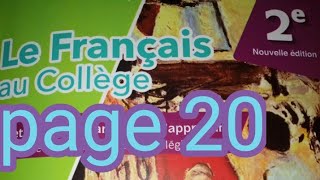 Écritcomposition de la Une dun journal scolairepage 20le français au collège 2 année collégiale [upl. by Grosberg]