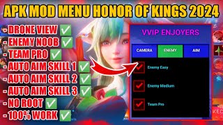 CHEAT HONOR OF KINGS TERBARU 2024 APK MOD MENU HOK ANTIBANNED WORK RANK SUPPORT ALL ANDROID TUTORIAL [upl. by Nwahsram420]