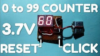 0 to 99 COUNTER USING 4026 IC [upl. by Tselec]