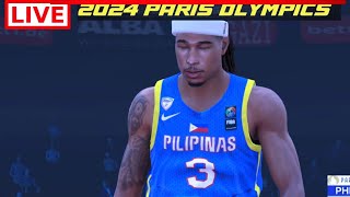 LIVE NOW Gilas Pilipinas vs Slovenia  2024 PARIS OLYMPIC  July 27 2024  FIBA2K CPU VS CPU [upl. by Nigle]