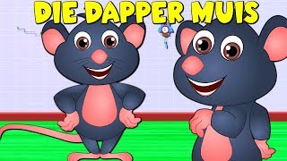 Die Dapper Muis  Afrikaans Kinderliedjies  Kleuterskool liedjies  The Brave Mouse Afrikaans Rhyme [upl. by Ikcir]