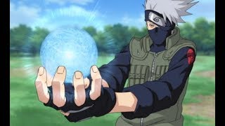 Naruto Training Rasenshuriken With Kakashi And Yamato Training On Waterfall [upl. by Nah]