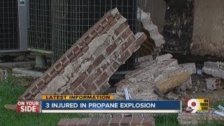 3 injured in propane explosion [upl. by Waxman]