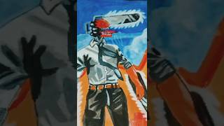 Chainsaw man drawing anime chainsawman shorts [upl. by Ru]