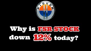 Why Is Fisker FSR Stock Down 12 Today [upl. by Nolan]