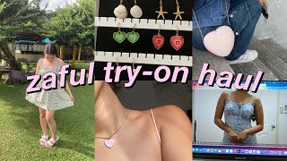 CUTE ZAFUL TRYON CLOTHING HAUL  philippines [upl. by Hilton]