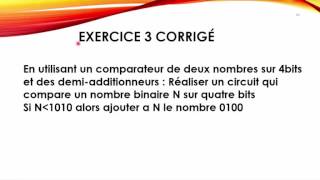 S08 exercices corrigés  Additionneur  comparateur structure machine [upl. by Drusilla]