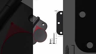 HOW TO UPGRADE YOUR HOME OR NEW BUILD WITH SLEEK MATTE BLACK DOOR HINGES  AMAZON FINDS [upl. by Iturk61]