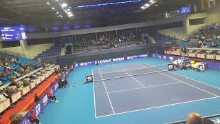 Nishikori vs Fucsovics Court Level Tennis at Bratislava 125 Challenger insane rallies🤯 [upl. by Adniram]