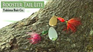 Rooster Tail Lures Product Video [upl. by Ettezil]